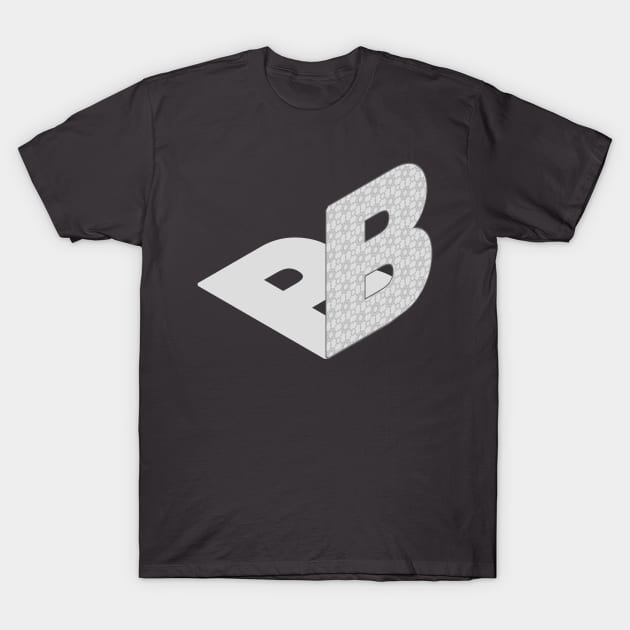 Isometric Alphabet Letter, Letter B T-Shirt by PoshGeometry